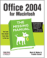 Office 2004 for Macintosh The Missing Manual