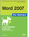 Word 2007 for Starters The Missing Manual