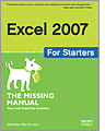 Excel 2007 for Starters The Missing Manual